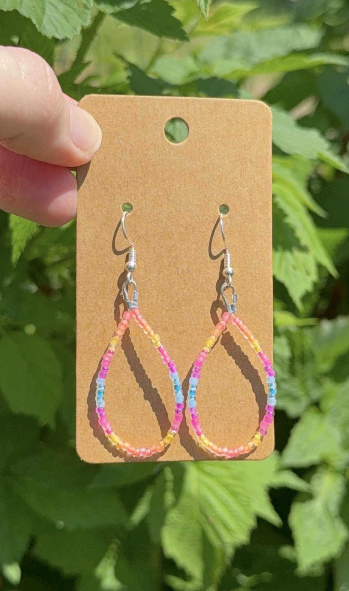 Neon Sunset Mini Dangles