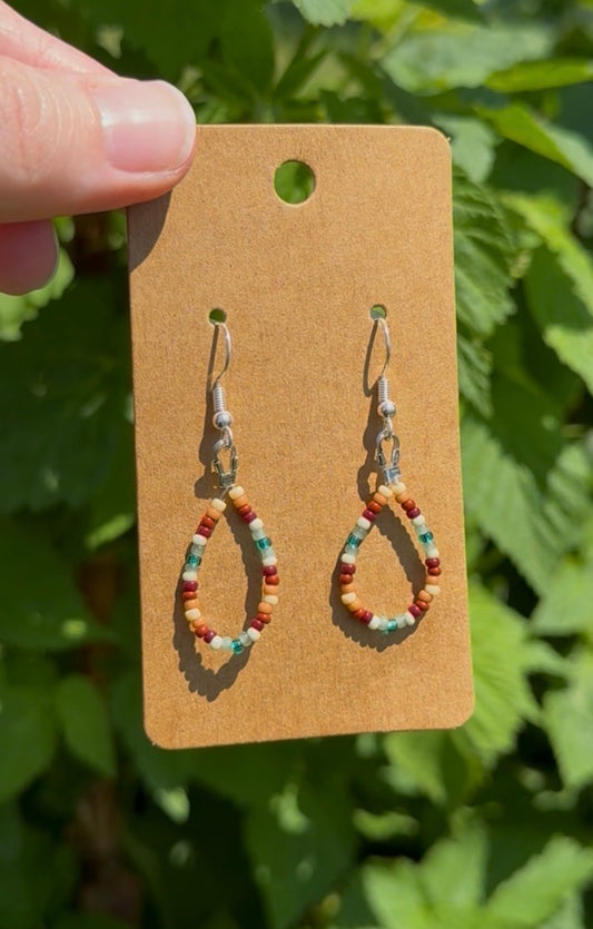 Neutrals & Teal Mini Dangles