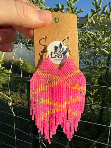 Northern Lights Fringe Earrings